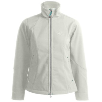 Millet Elbruse Jacket - Soft Shell (For Women) in B White/Castelrock