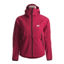 Millet W3 Wind Stretch Jacket - Windstopper® Soft Shell (For Women) in Anemone - Closeouts