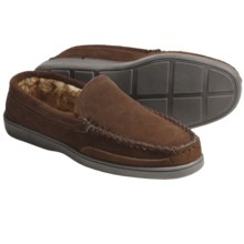 Minnetonka Venetian Slippers - Suede (For Men) in Root Beer - Closeouts