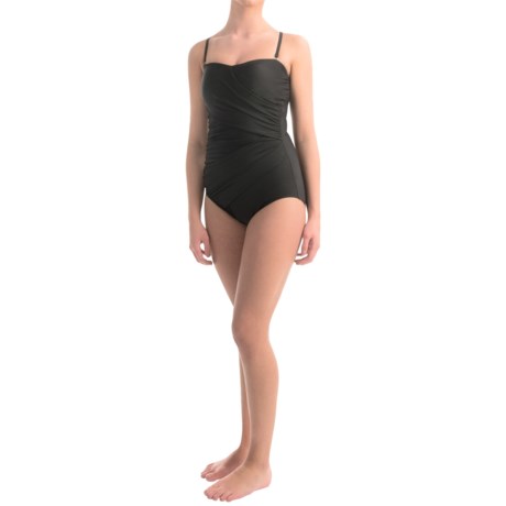 Miraclesuit Becky Wrapped One Piece Swimsuit Removable Straps For Women