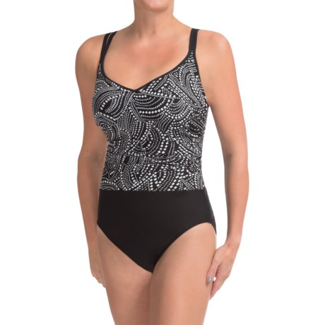 Miraclesuit Geometry Class Bethany Swimsuit Double Strap (For Women)