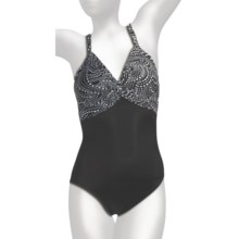 Miraclesuit Geometry Class Roswell Swimsuit (For Women) in Black/White - Closeouts