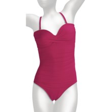 Miraclesuit Must Haves Barcelona Swimsuit - 1-Piece, Removable Straps (For Women) in Berry - Closeouts