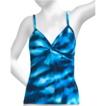 Miraclesuit Roswell It’s Electric Tankini Swimsuit Top - Underwire (For Women) in Blue - Closeouts