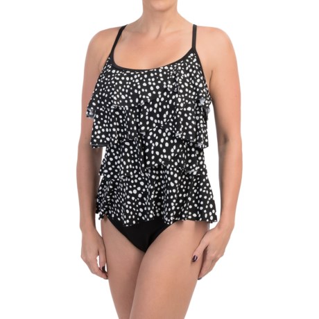 Miraclesuit Soft Spots Tiering Up Tankini (For Women)
