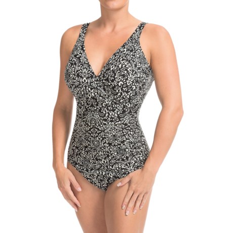 Miraclesuit Tapestry Floral Wrap Swimsuit (For Women)