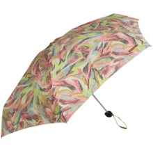 Missoni Telescopic Shaft Manual Umbrella in Multi Feather Print - Closeouts