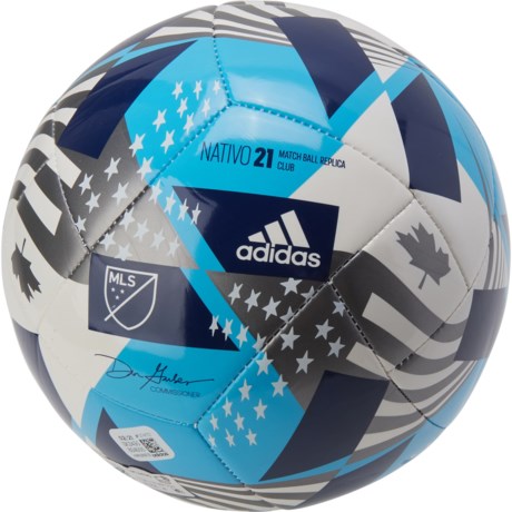 Adidas MLS Club Soccer Ball - WHITE/BLUE (3 )