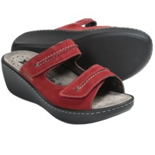 Mobils Ergonomic by Mephisto Sophia Wedge Sandals (For Women) in Strawberry Nubuck - Closeouts