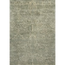 Momeni Arabesque Handtufted Wool Accent Rug - 2x3' in Seafoam - Overstock