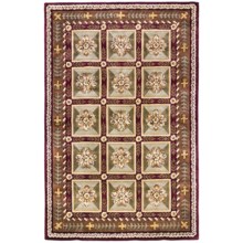 Momeni Maison Collection Hand-Tufted Wool Area Rug - 5’3”x8’ in Burgundy - Closeouts