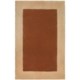 Momeni New Wave Hand-Tufted Wool Area Rug - Solid Border, 5x8'