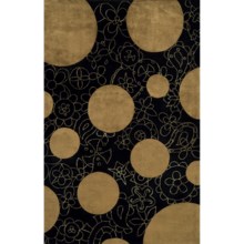 Momeni New Wave Hand Tufted Wool Rug - 5'3"x8', Rectangular in Brown - Closeouts
