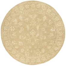 Momeni Sedona Collection Hand-Knotted New Zealand Wool Round Area Rug - 8' in Beige - Closeouts