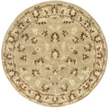 Momeni Sedona Collection Hand-Knotted New Zealand Wool Round Area Rug - 8' in Sage - Closeouts