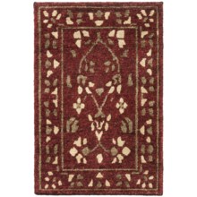 Momeni Sedona Collection Hand-Knotted New Zealand Wool Rug - 3'9"x5'9" in Garnet - Closeouts