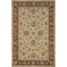 Momeni Taj Mahal Hand-Tufted Wool Rug - 5'x7'9" in Brick - Closeouts