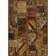 Momeni Vintage Distressed Area Rug - New Zealand Wool, 3'11"x5'11" in Tribal Gold - Overstock