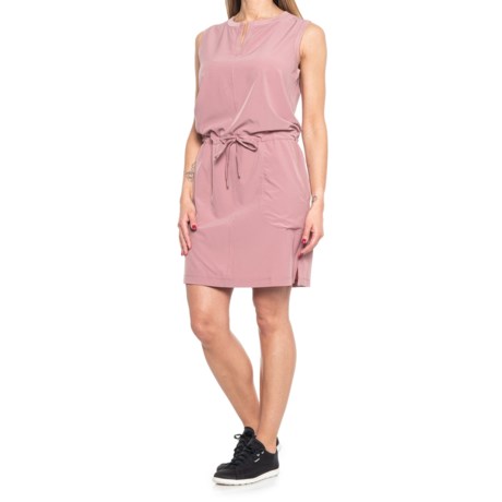 ZeroXposur Monaco Active Dress - UPF 50+, Sleeveless (For Women) - ADOBE PINK (M )