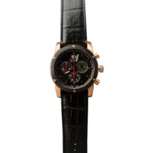 Mondaine Sport II Chrono Watch in Black/Black - Closeouts