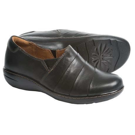 Montana Cayla Leather Shoes Slip Ons (For Women)