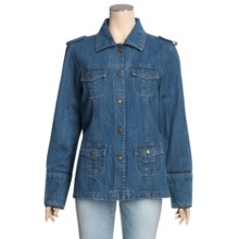 MontanaCo Cargo Denim Jacket (For Women) in Denim - Closeouts