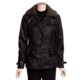MontanaCo Faux-Shearling Barn Coat - Knit Collar Inset (For Women)