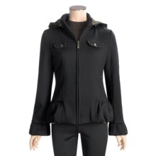 MontanaCo Knit Jacket - Gathered Bottom (For Women) in Black - Closeouts