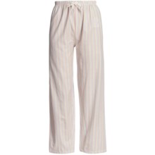 Monte Carlo Polo & Jockey Club Lounge Pants - Lightweight Cotton (For Women) in Pink Multi Stripe - 2nds