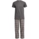 Monte Carlo Polo & Jockey Club Plaid Pajamas - Short Sleeve (For Men)