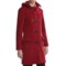Montgomery by John Partridge Classic Duffle Coat - Wool (For Tall Women) in Red