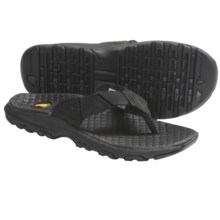 Montrail Ilikai Sandals - Flip-Flops, Leather (For Men) in Black - Closeouts