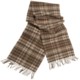 Moon Cashmere Plaid Scarf - 58x12” (For Women)