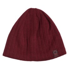 Moon Shadow Tech Beanie Hat (For Men and Women) in Currant - Closeouts