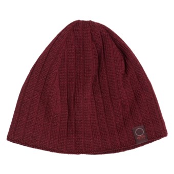 Moon Shadow Tech Beanie Hat (For Men and Women) in Currant