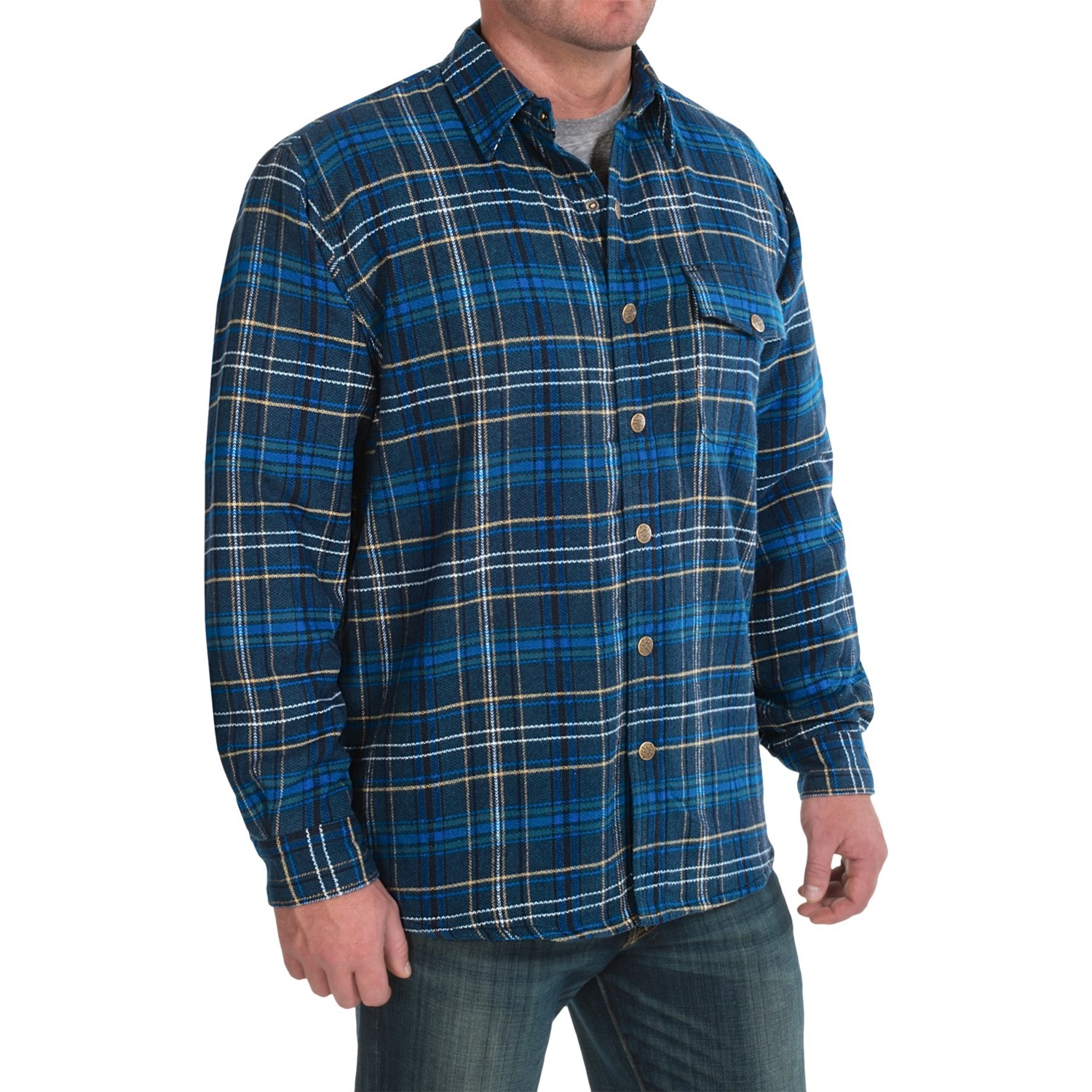 Moose Creek Chinook Twisted Flannel Shirt Jacket (For Men) - Save 53%