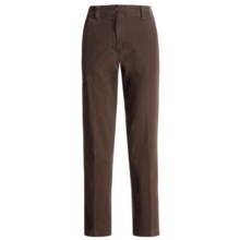 Moose Creek Rocky Mountain Pants - Micro Canvas (For Women) in Cigar Brown - Closeouts