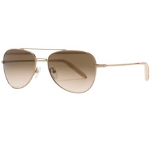 Mosley Tribes Mateo 55 Sunglasses - Gradient Mineral Glass Lenses in Warm Gold/Chocolate Gradient - Closeouts
