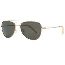 Mosley Tribes Mateo 55 Sunglasses - Polarized G15 Glass Lenses in Gold/G15 - Closeouts