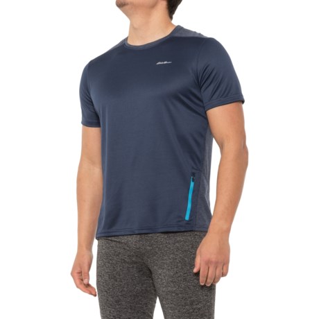 Eddie Bauer Motion Knit T-Shirt - Short Sleeve (For Men) - NAVY (S )