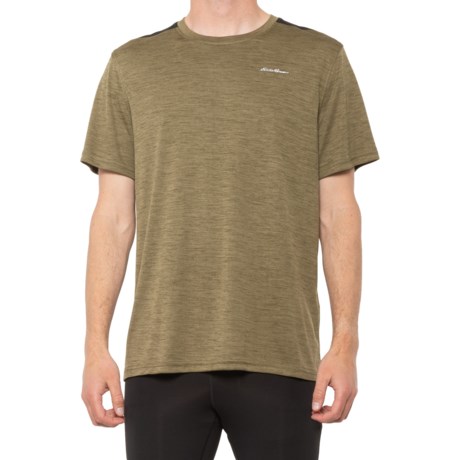 Eddie Bauer Motion Knit T-Shirt - Short Sleeve (For Men) - OLIVE DRAB (S )