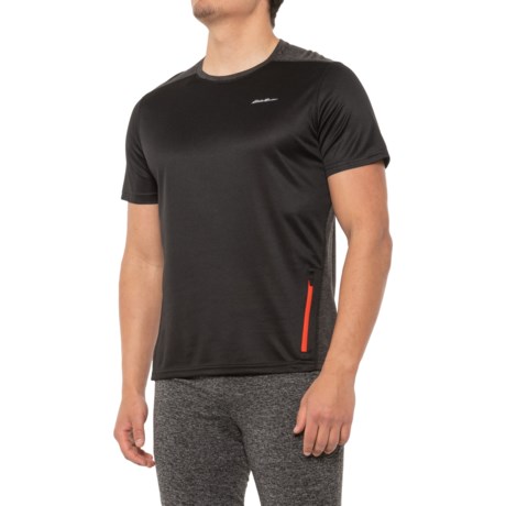 Eddie Bauer Motion Knit T-Shirt - Short Sleeve (For Men) - ONYX (S )