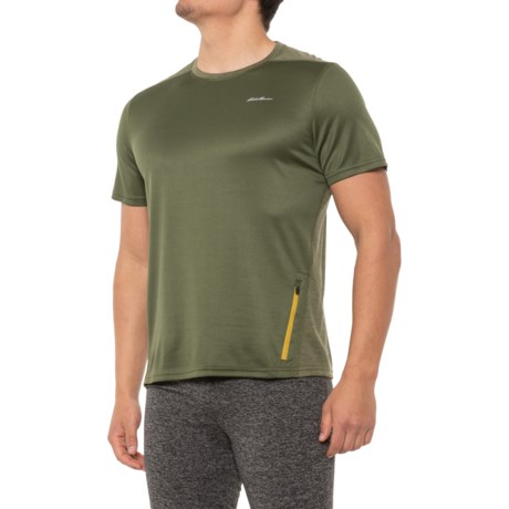 Eddie Bauer Motion Knit T-Shirt - Short Sleeve (For Men) - RIFLE GREEN (S )