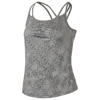 Mountain Hardwear Afra Tank Top - Built-in Bra, Stretch Jersey (For Women) in Titanium