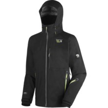 Mountain Hardwear Alakazam Dry.Q Elite Jacket - Waterproof, Soft Shell (For Men) in Black/Grill - Closeouts