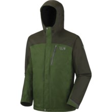 Mountain Hardwear Ampato Dry.Q Elite Jacket - Waterproof (For Men) in Jungle/Duffel - Closeouts