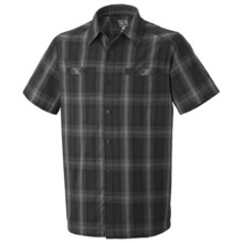 Mountain Hardwear Buckwell Plaid Shirt - Short Sleeve (For Men) in Shark - Closeouts