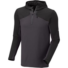 Mountain Hardwear Butter Man Hoodie Sweatshirt - Color-Block, UPF 50 (For Men) in Shark - Closeouts