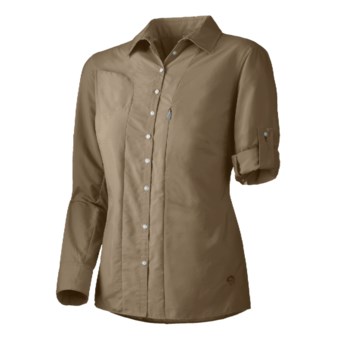 Mountain Hardwear Canyon Shirt - UPF 30, Long Sleeve (For Women) in Khaki