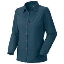 Mountain Hardwear Canyon Shirt - UPF 30, Long Sleeve  (For Women) in Prussian - Closeouts